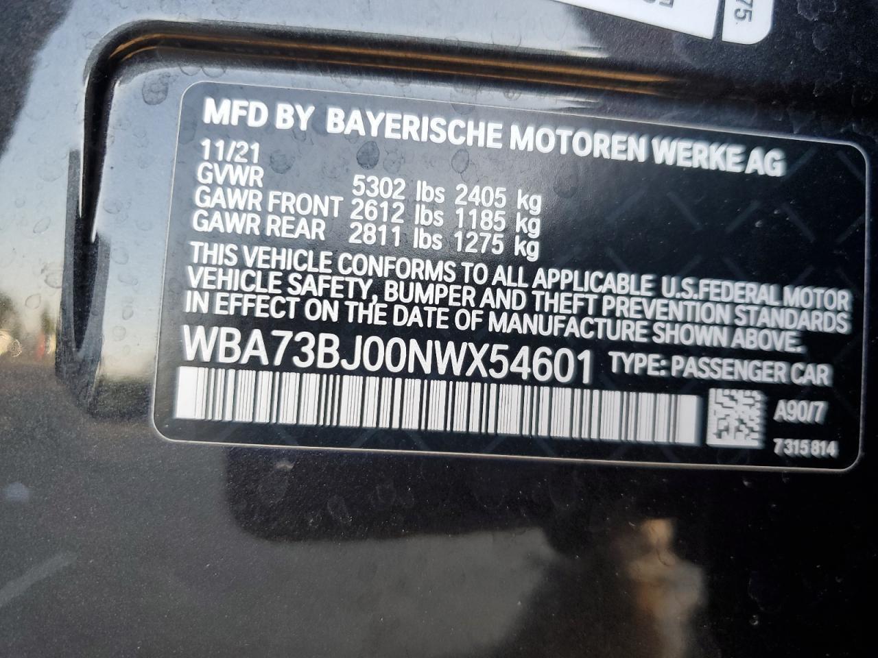 2022 BMW Seria 5 - zdjęcie 13