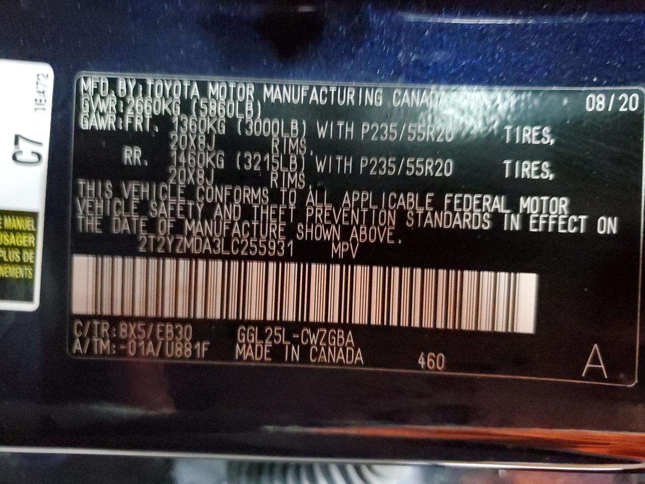 2020 Lexus Rx 350 F Sport - zdjęcie 14