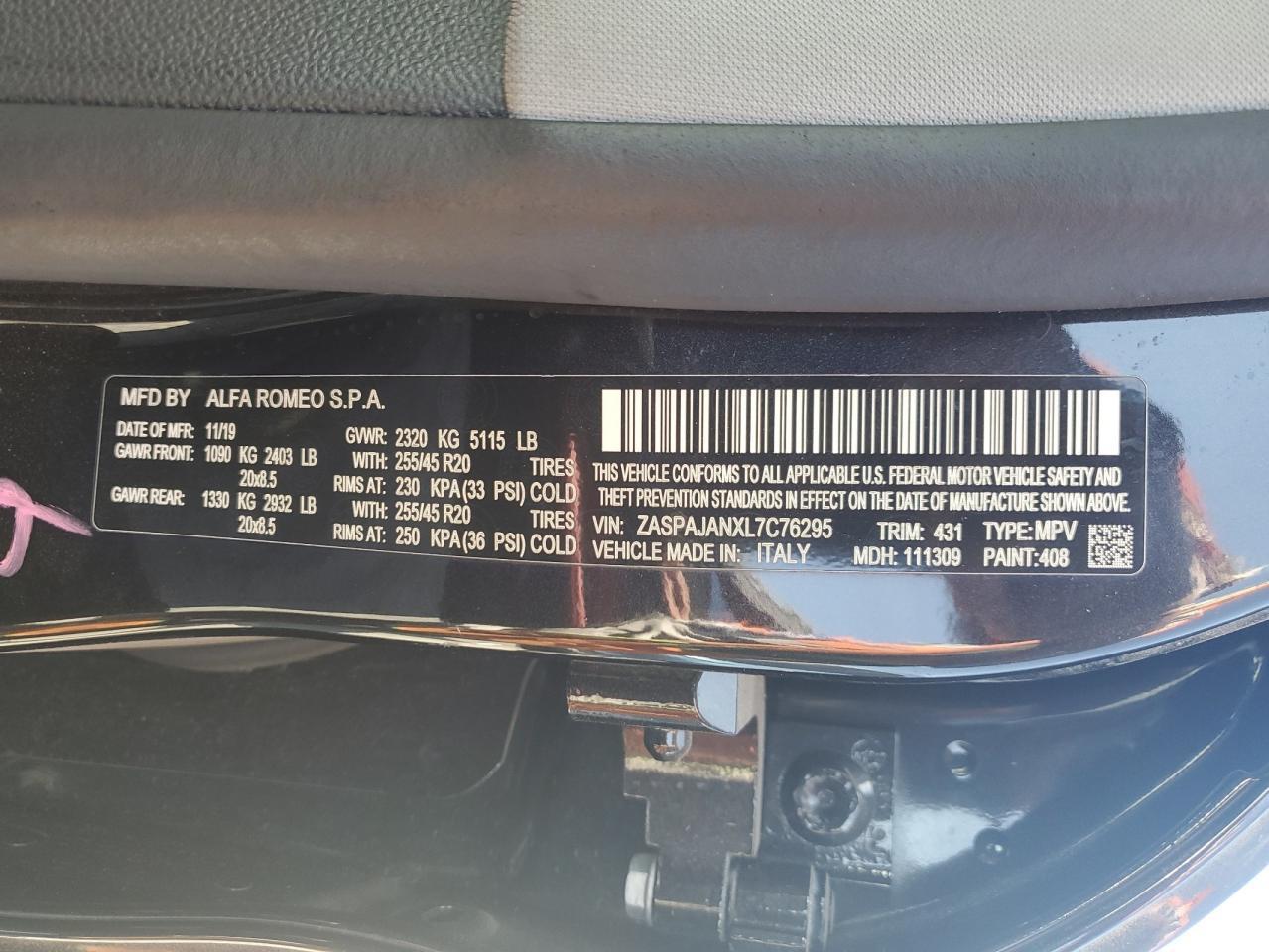 2020 Alfa Romeo Stelvio - zdjęcie 13