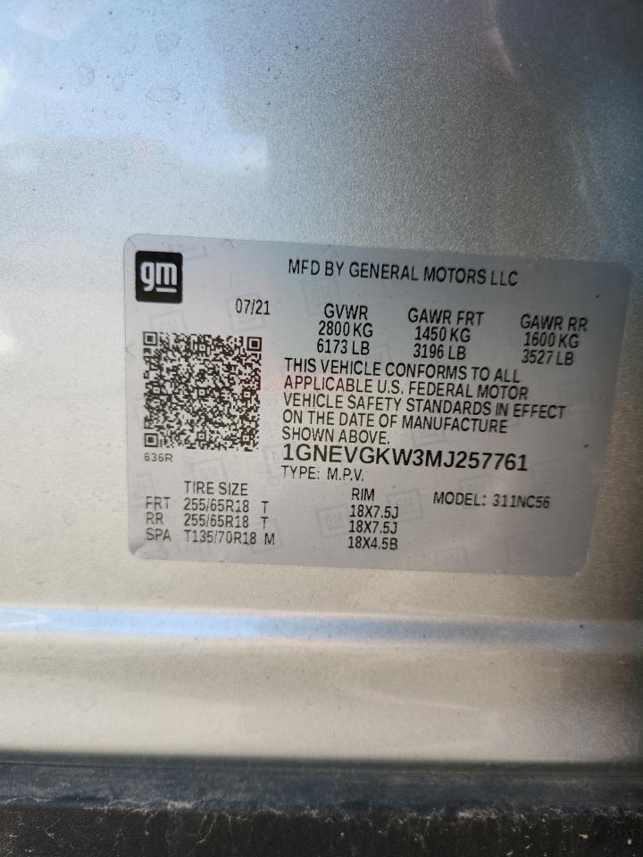 2021 Chevrolet Traverse - zdjęcie 13