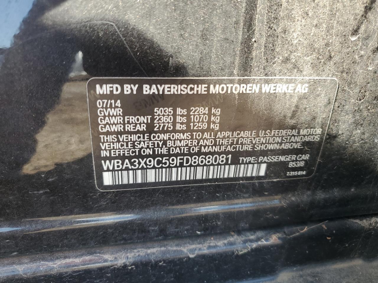 2015 BMW 335 Xigt - zdjęcie 12