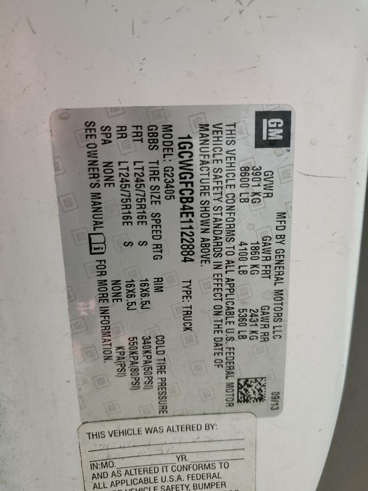 2014 Chevrolet Express G2500 - zdjęcie 13