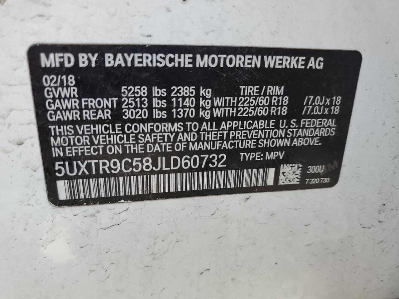 2018 BMW X3 xDrive30I - zdjęcie 13
