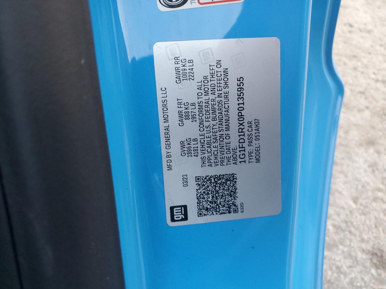 2023 Chevrolet Camaro Lt - zdjęcie 12