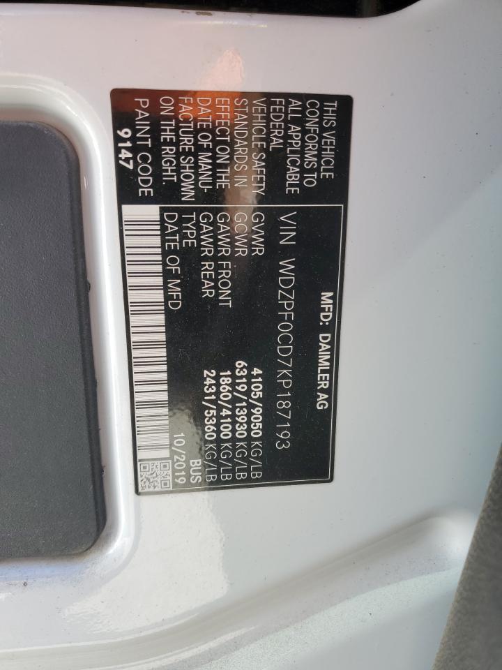 2019 Mercedes-Benz Sprinter 2500/3500 - zdjęcie 14