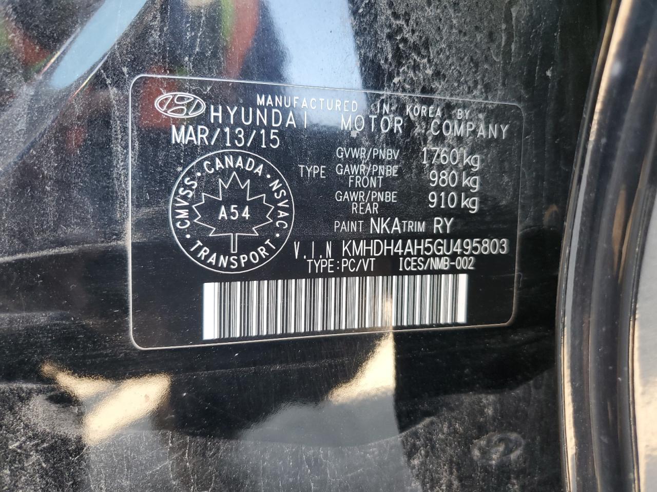 2016 Hyundai Elantra Se - zdjęcie 12