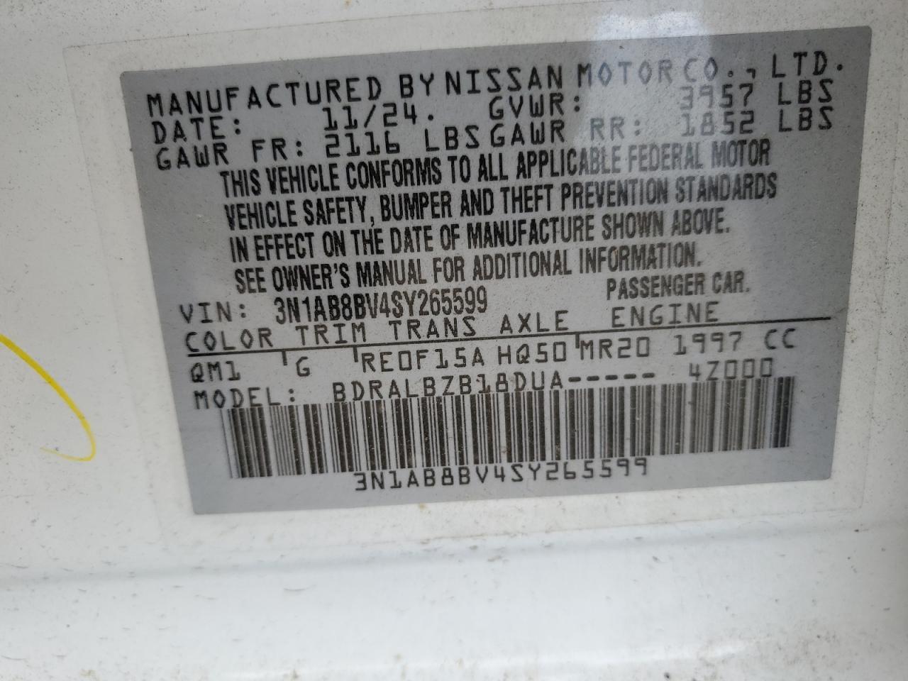 2025 Nissan Sentra - zdjęcie 12