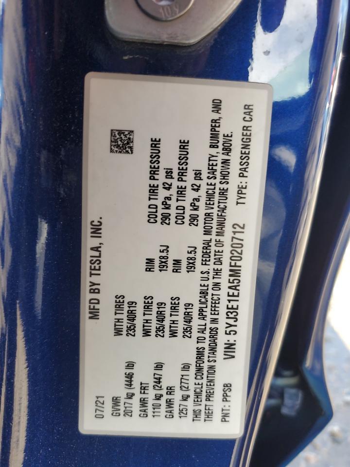 2021 Tesla Model 3 - zdjęcie 12