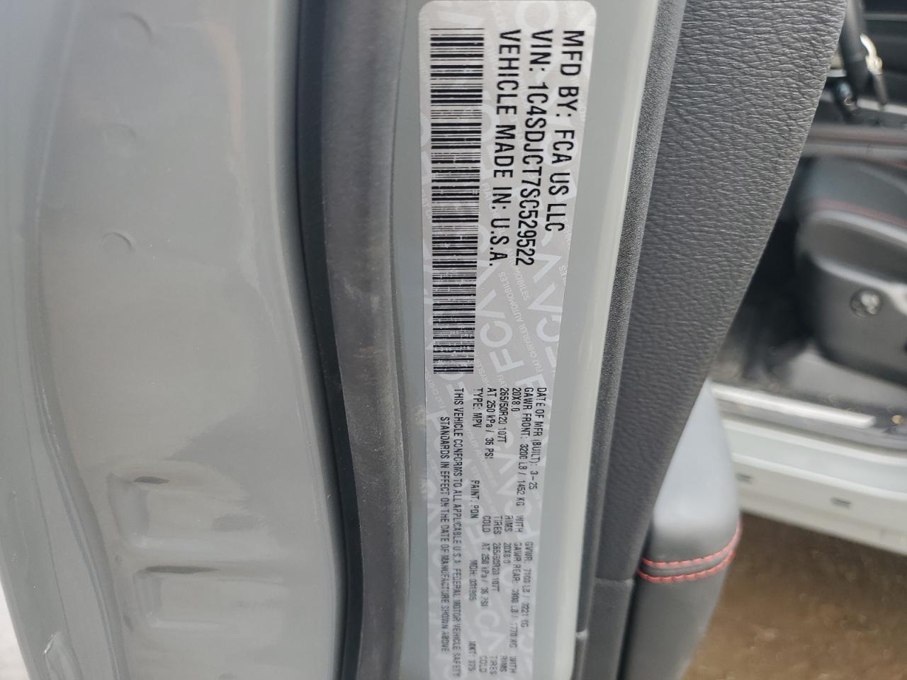 2025 Dodge Durango R/T - zdjęcie 12