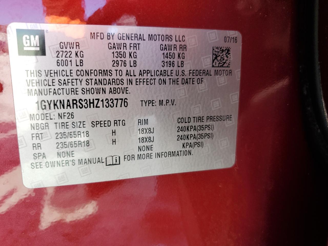 2017 Cadillac Xt5 - zdjęcie 14