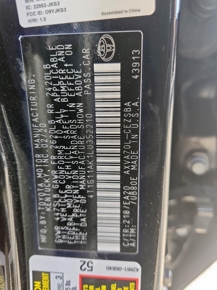 2020 Toyota Camry Se - zdjęcie 13