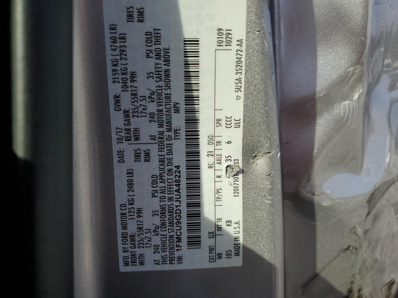 2018 Ford Escape Se - zdjęcie 13