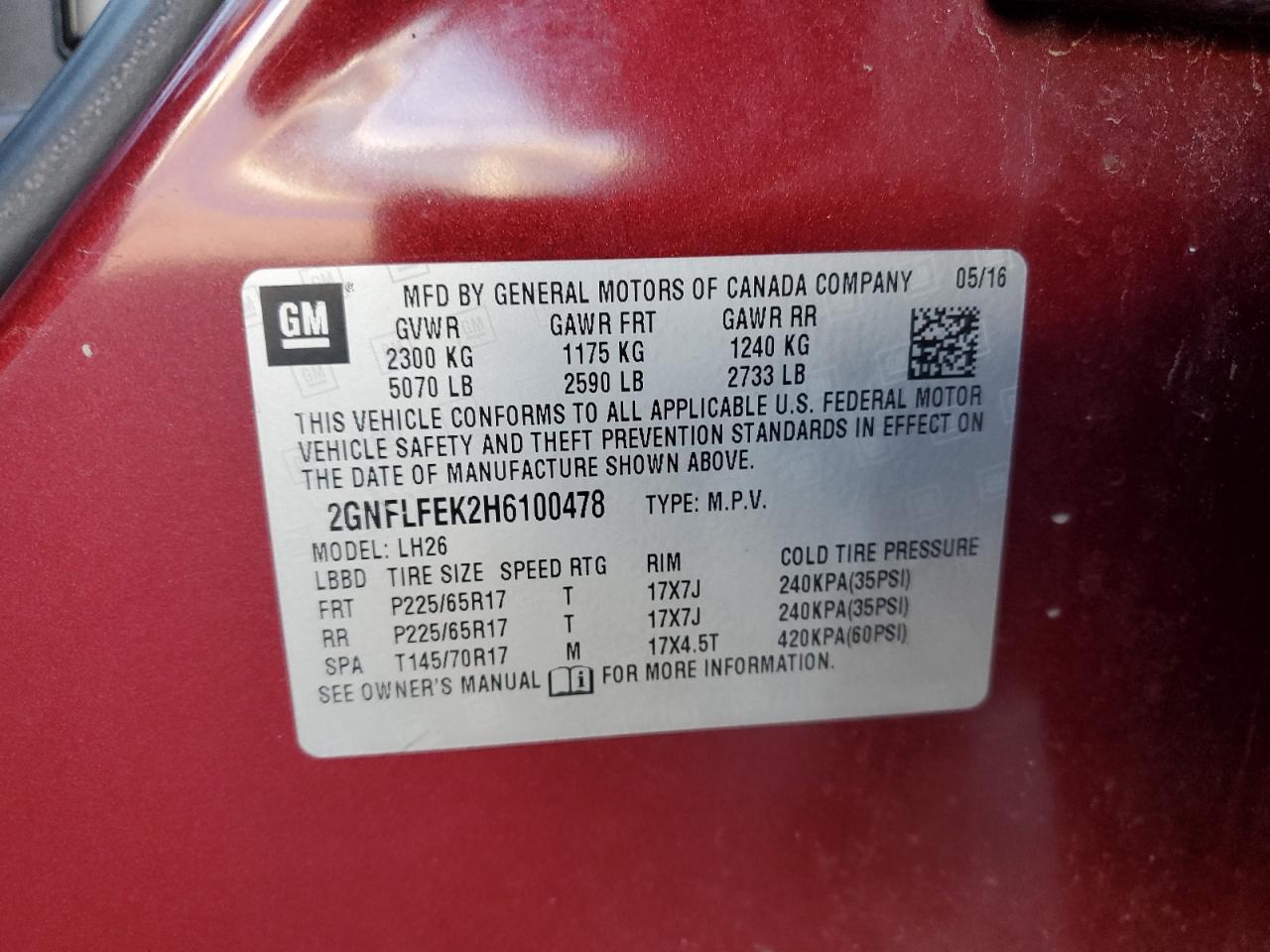 2017 Chevrolet Equinox Lt - zdjęcie 13