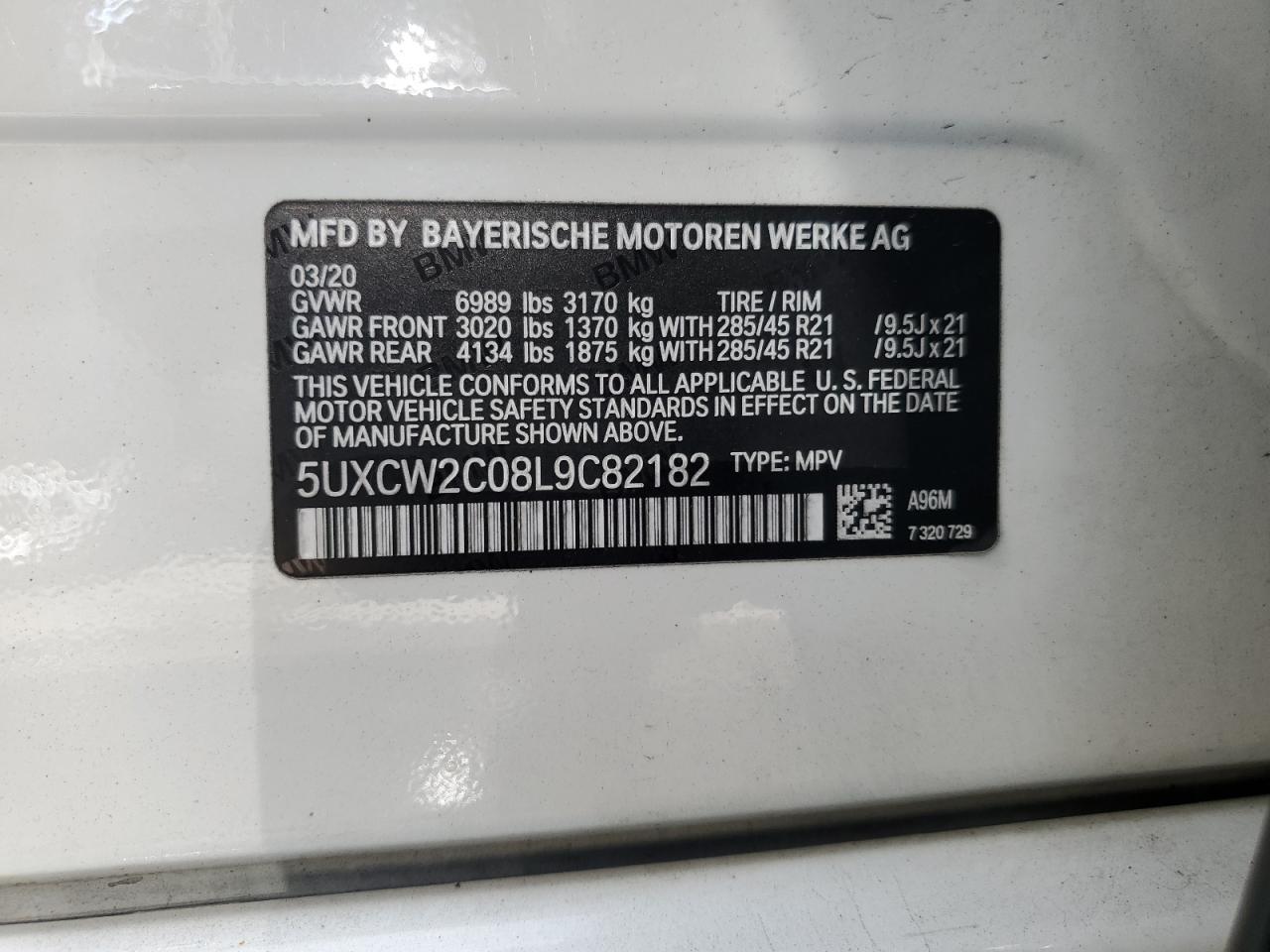 2020 BMW X7 xDrive40I - zdjęcie 13