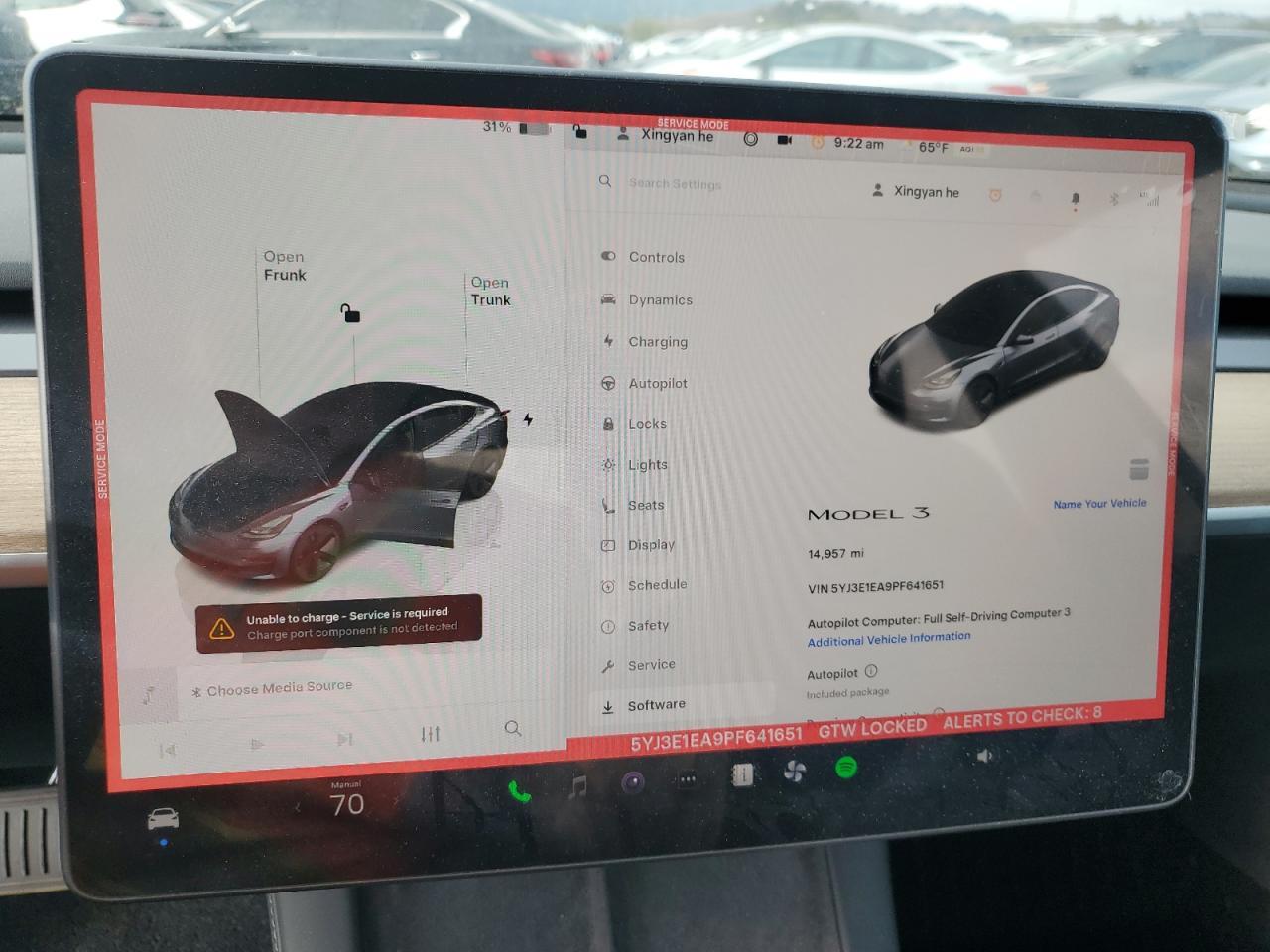 2023 Tesla Model 3 - zdjęcie 9