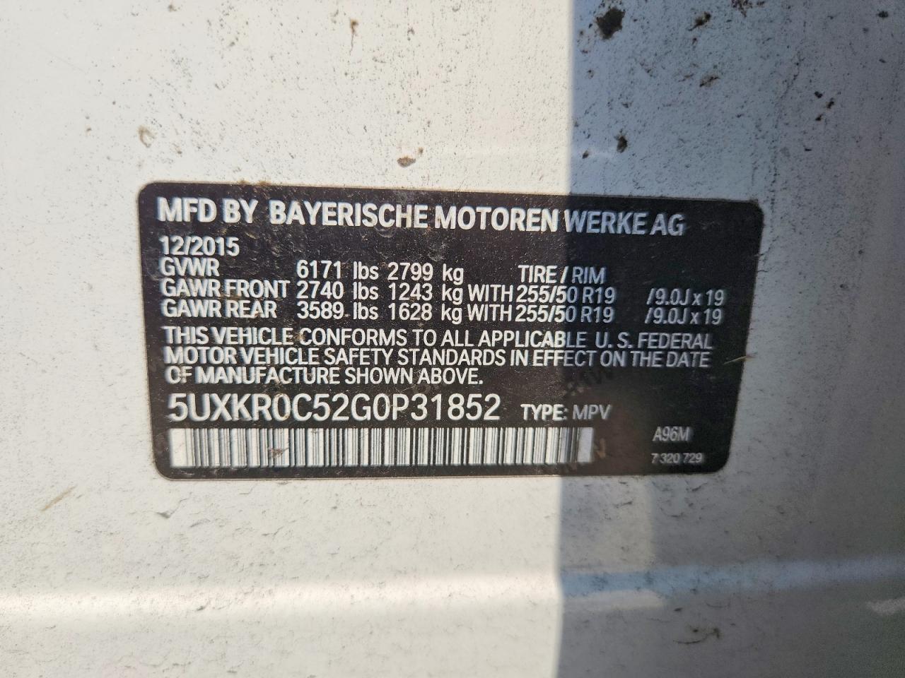 2016 BMW X5 xDrive35I - zdjęcie 13