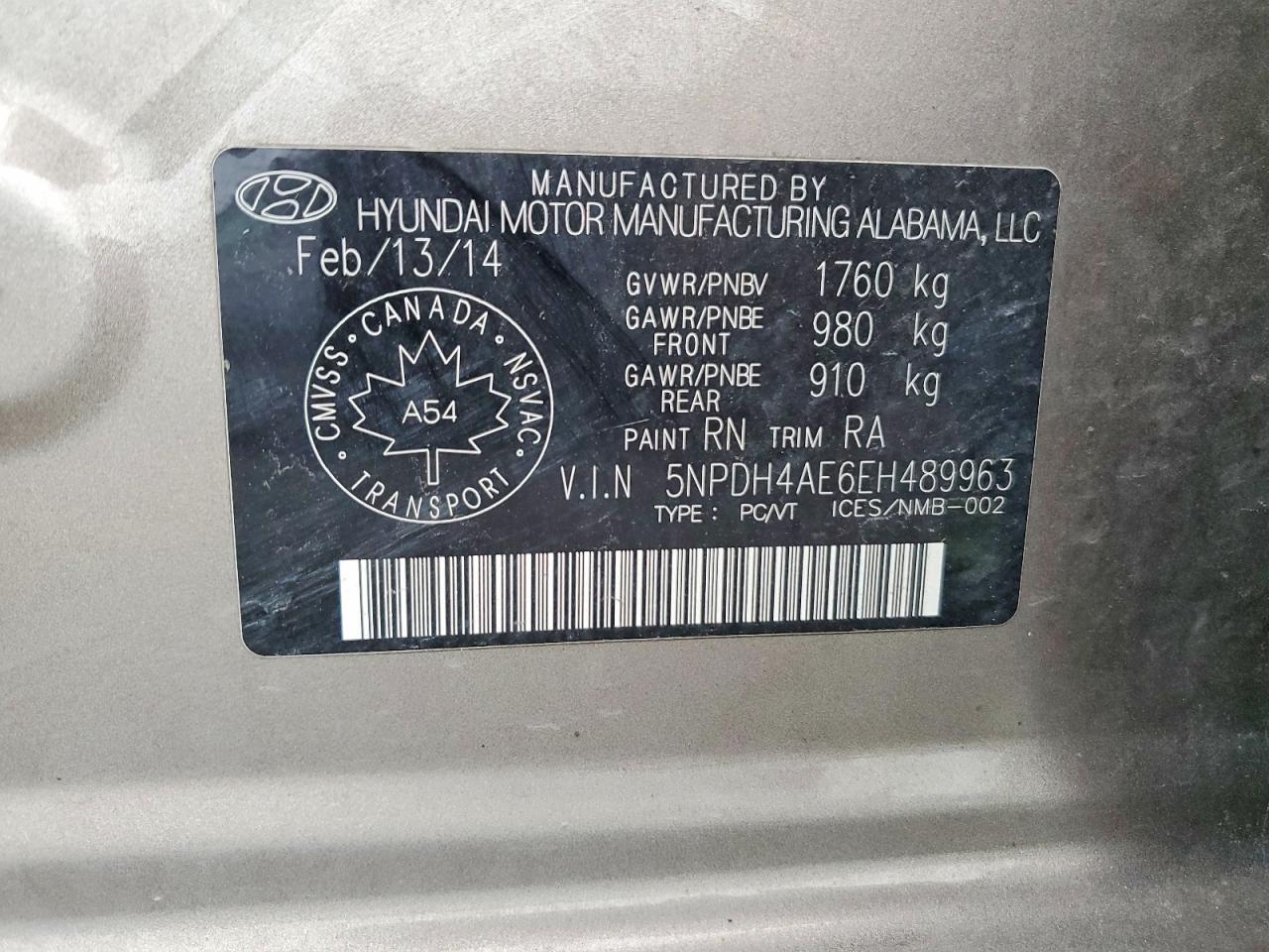 2014 Hyundai Elantra Se - zdjęcie 12