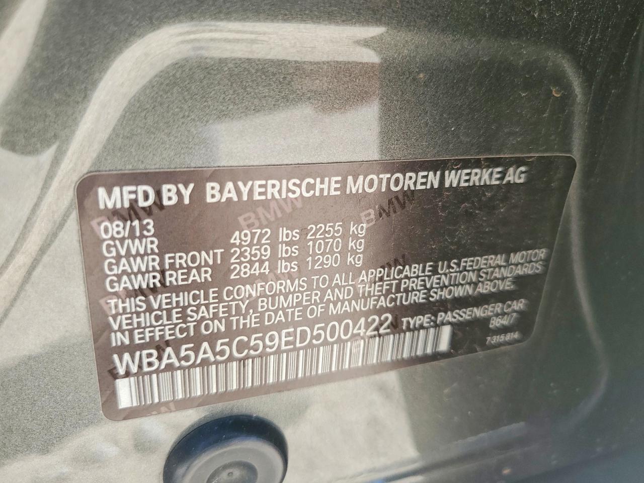 2014 BMW 528 I - zdjęcie 12