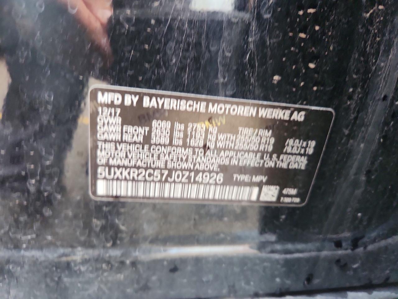 2018 BMW X5 Sdrive35I - zdjęcie 14