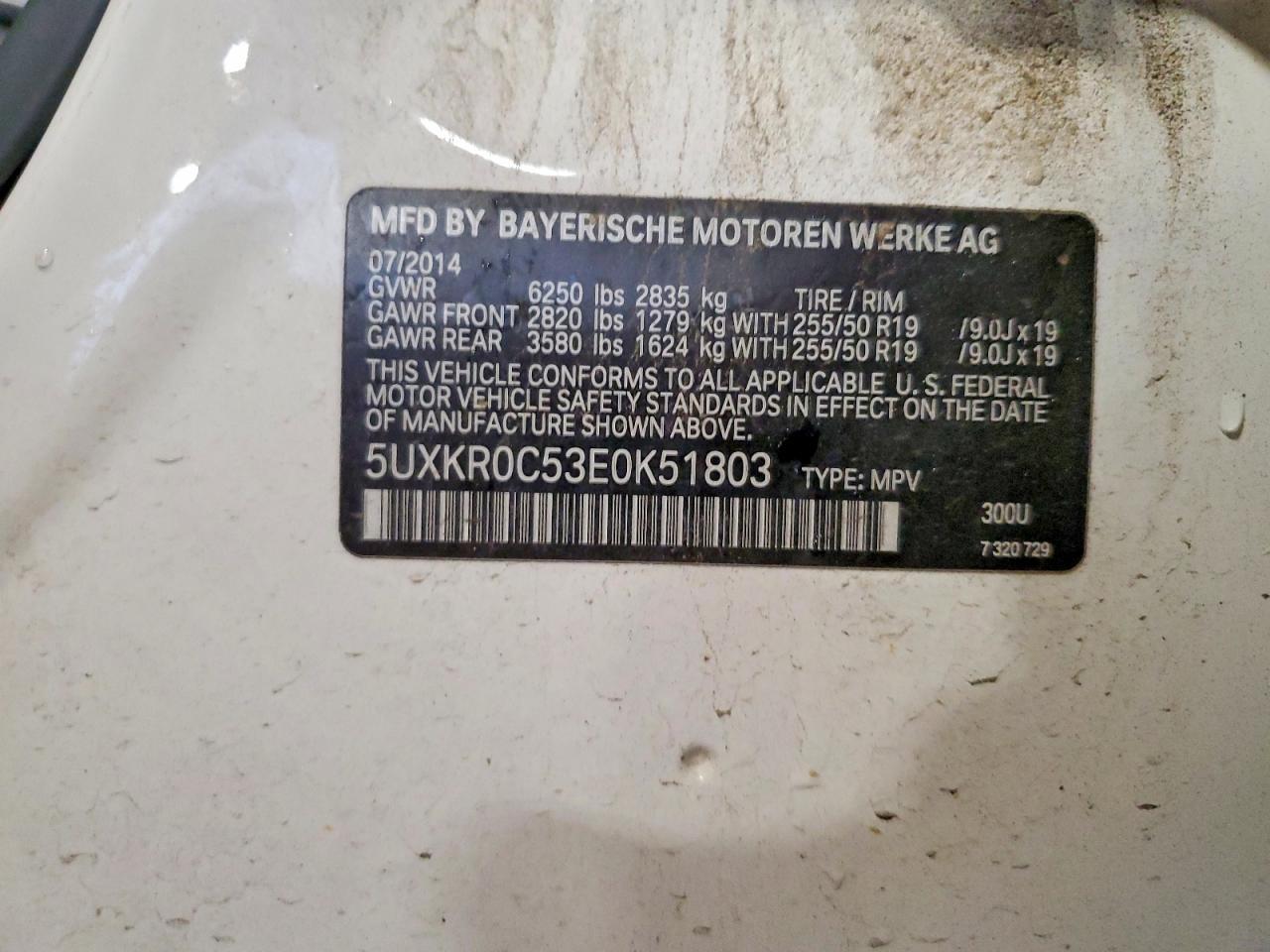 2014 BMW X5 xDrive35I - zdjęcie 12