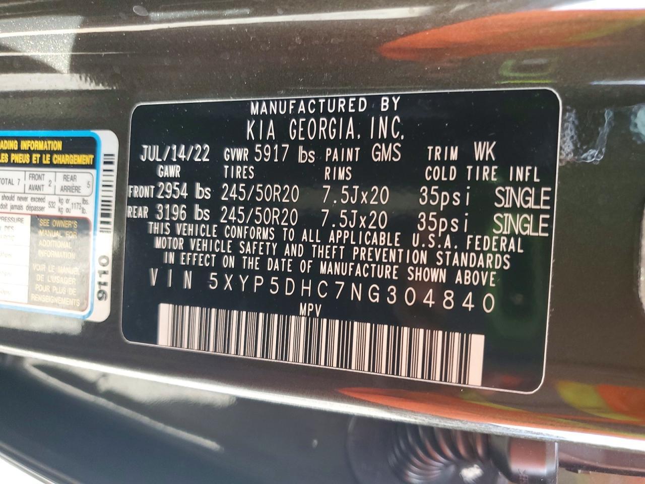 2022 Kia Telluride Sx - zdjęcie 13