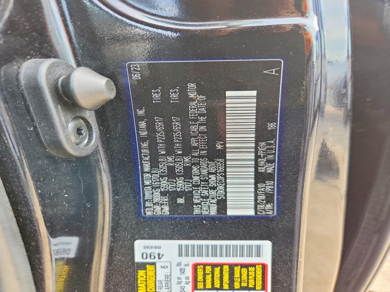 2023 Toyota Sienna Le - zdjęcie 12