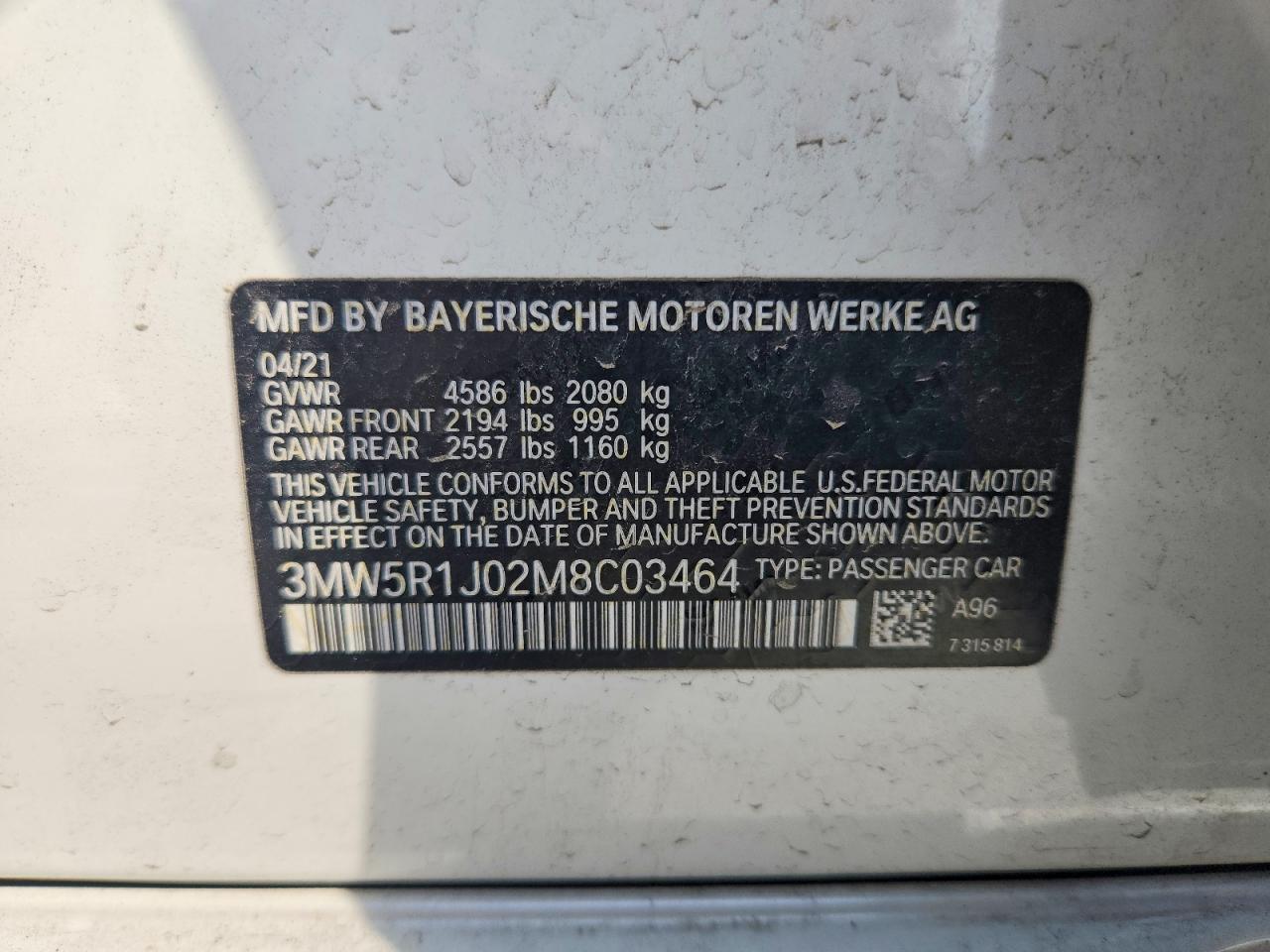2021 BMW 330I - zdjęcie 12