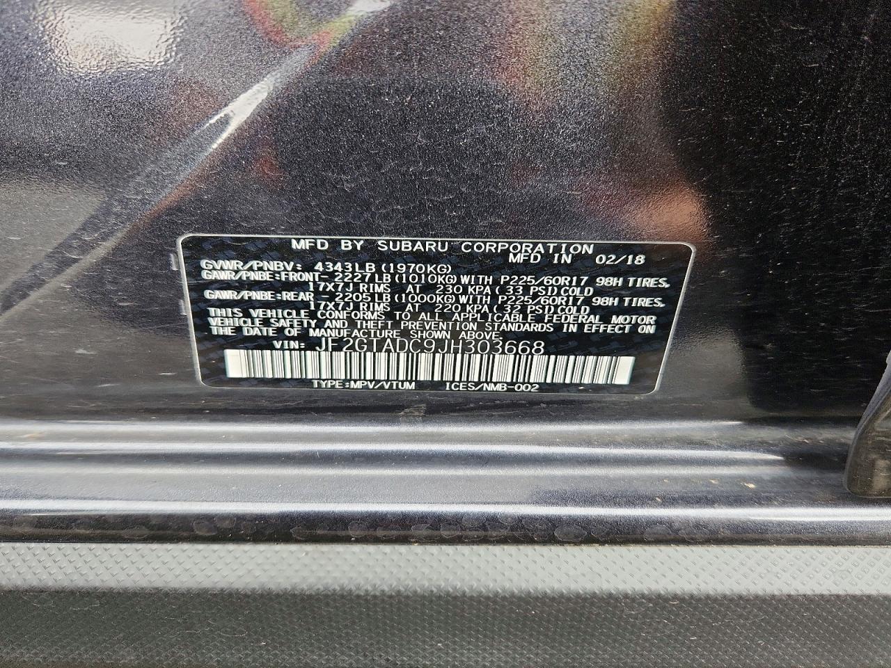 2018 Subaru Crosstrek Premium - zdjęcie 13