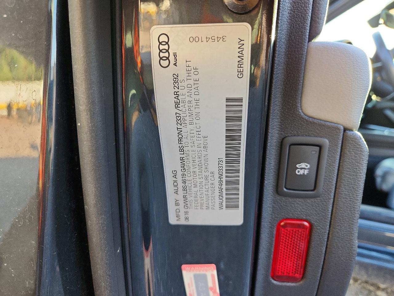 2017 Audi A4 Ultra Premium - zdjęcie 12