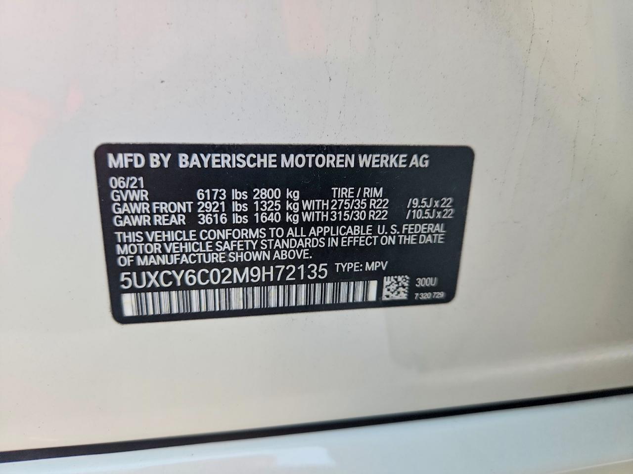 2021 BMW X6 xDrive40I - zdjęcie 12