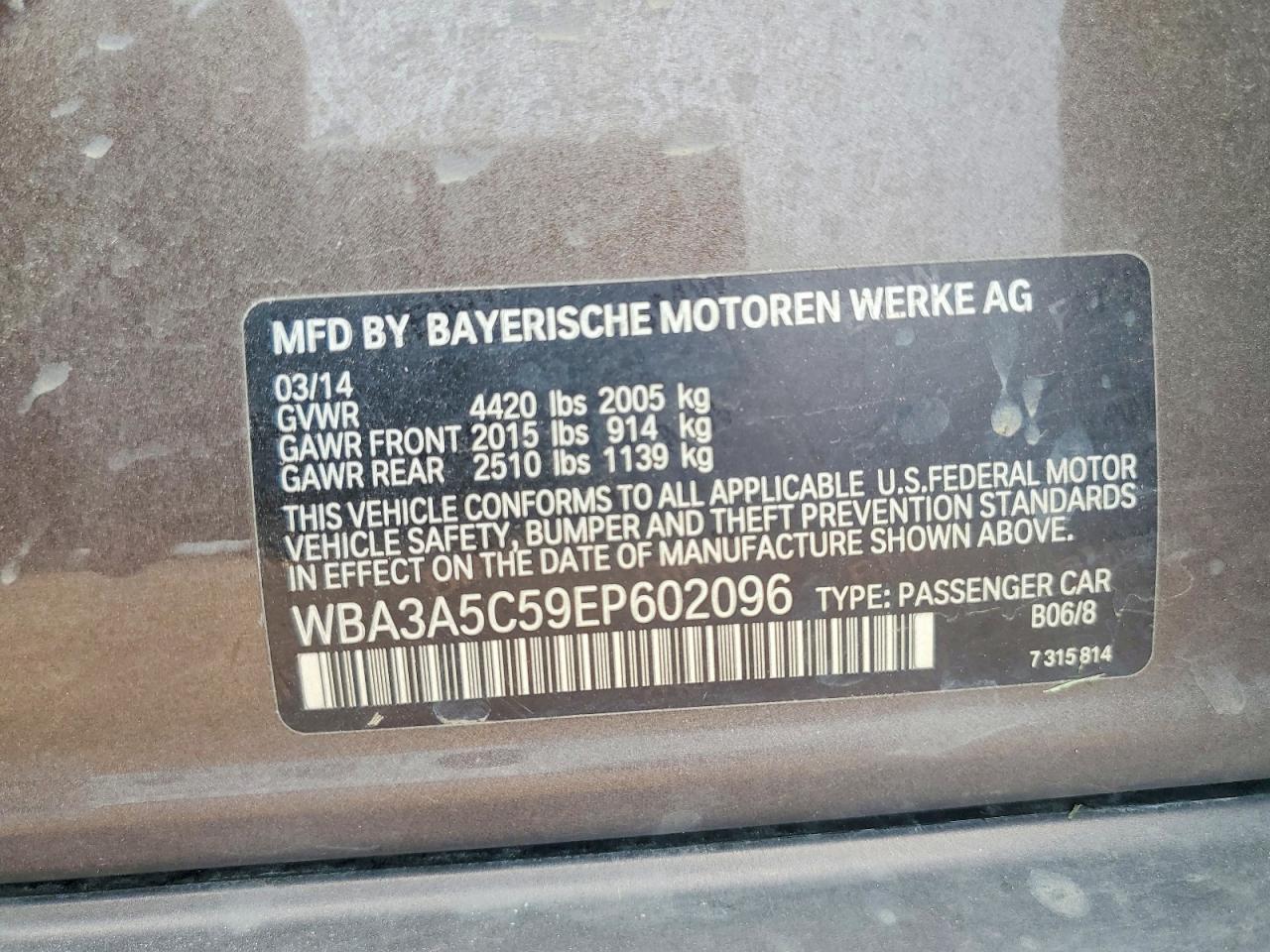 2014 BMW 328 I - zdjęcie 12