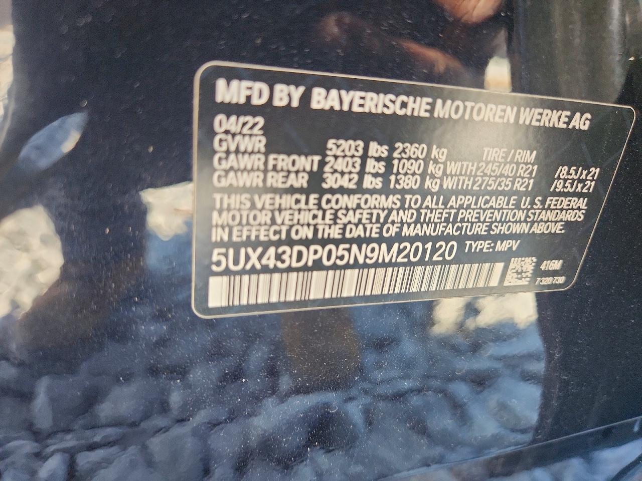2022 BMW X3 Sdrive30I - zdjęcie 13