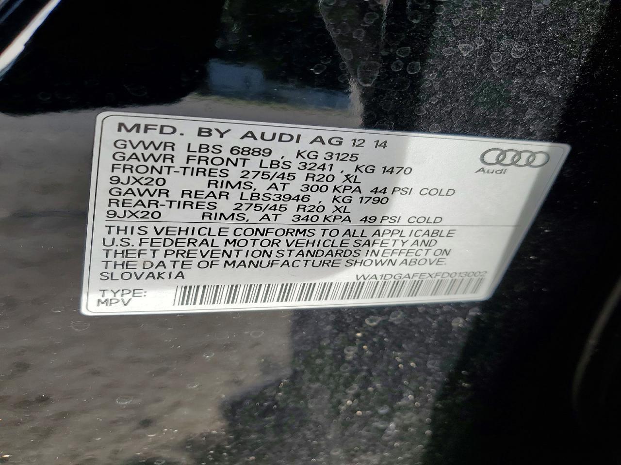 2015 Audi Q7 Prestige - zdjęcie 13