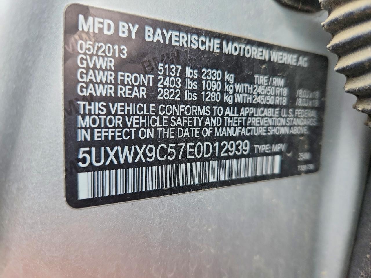 2014 BMW X3 xDrive28I - zdjęcie 12