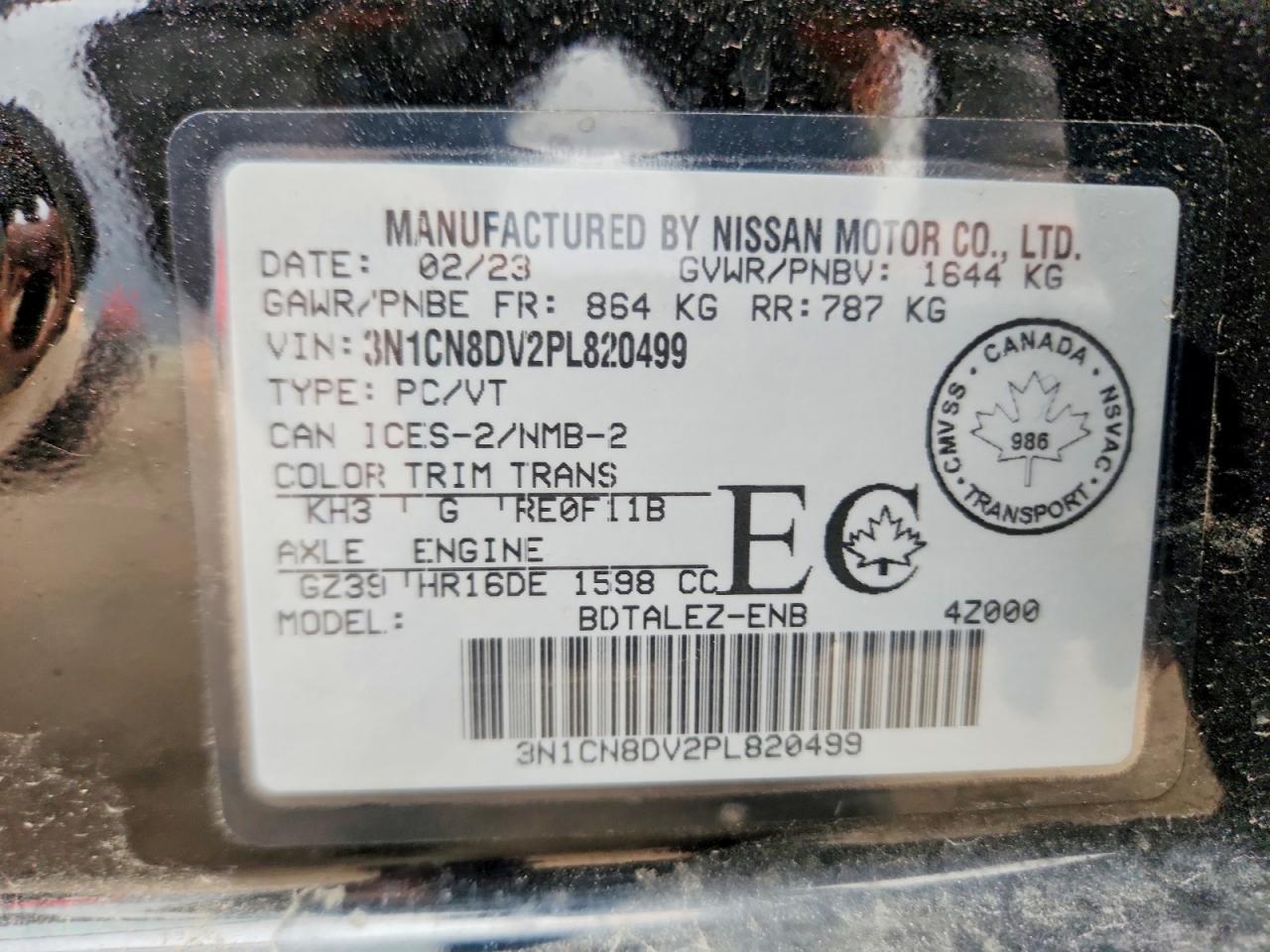 2023 Nissan Versa S - zdjęcie 12