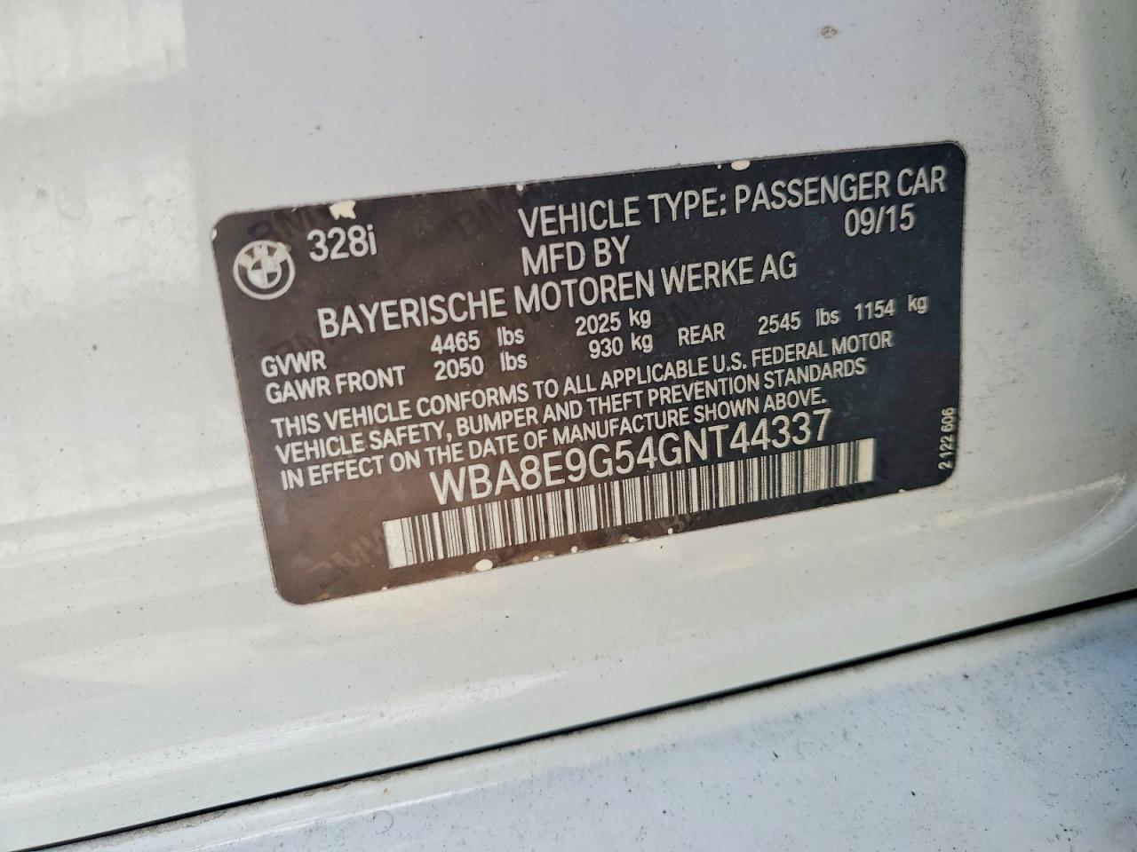 2016 BMW 328 I Sulev - zdjęcie 12
