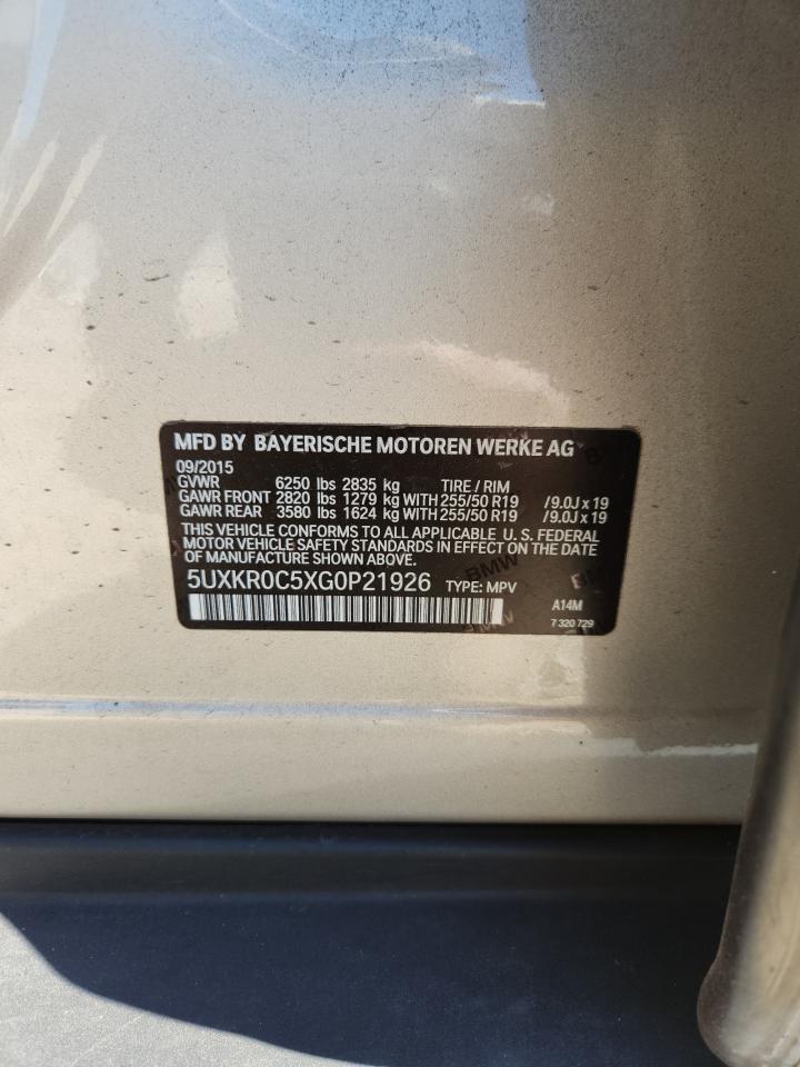 2016 BMW X5 xDrive35I - zdjęcie 13