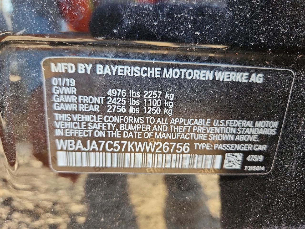 2019 BMW 530 Xi - zdjęcie 12