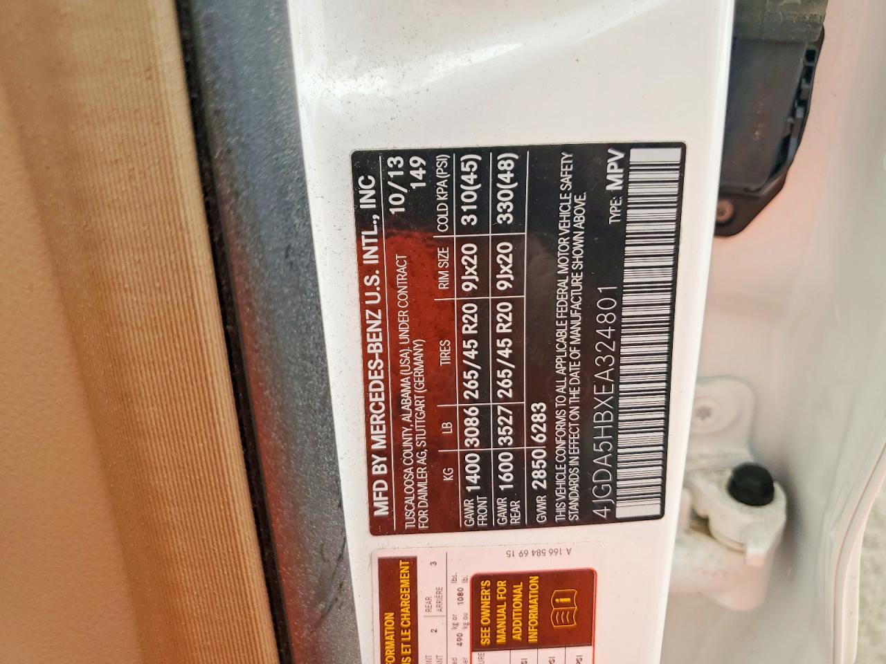 2014 Mercedes-Benz Ml 350 4Matic - zdjęcie 13