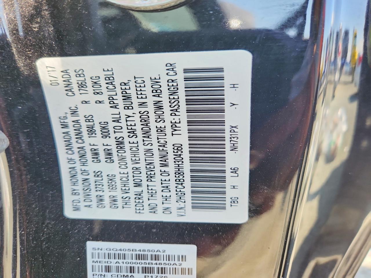 2017 Honda Civic Lx - zdjęcie 13