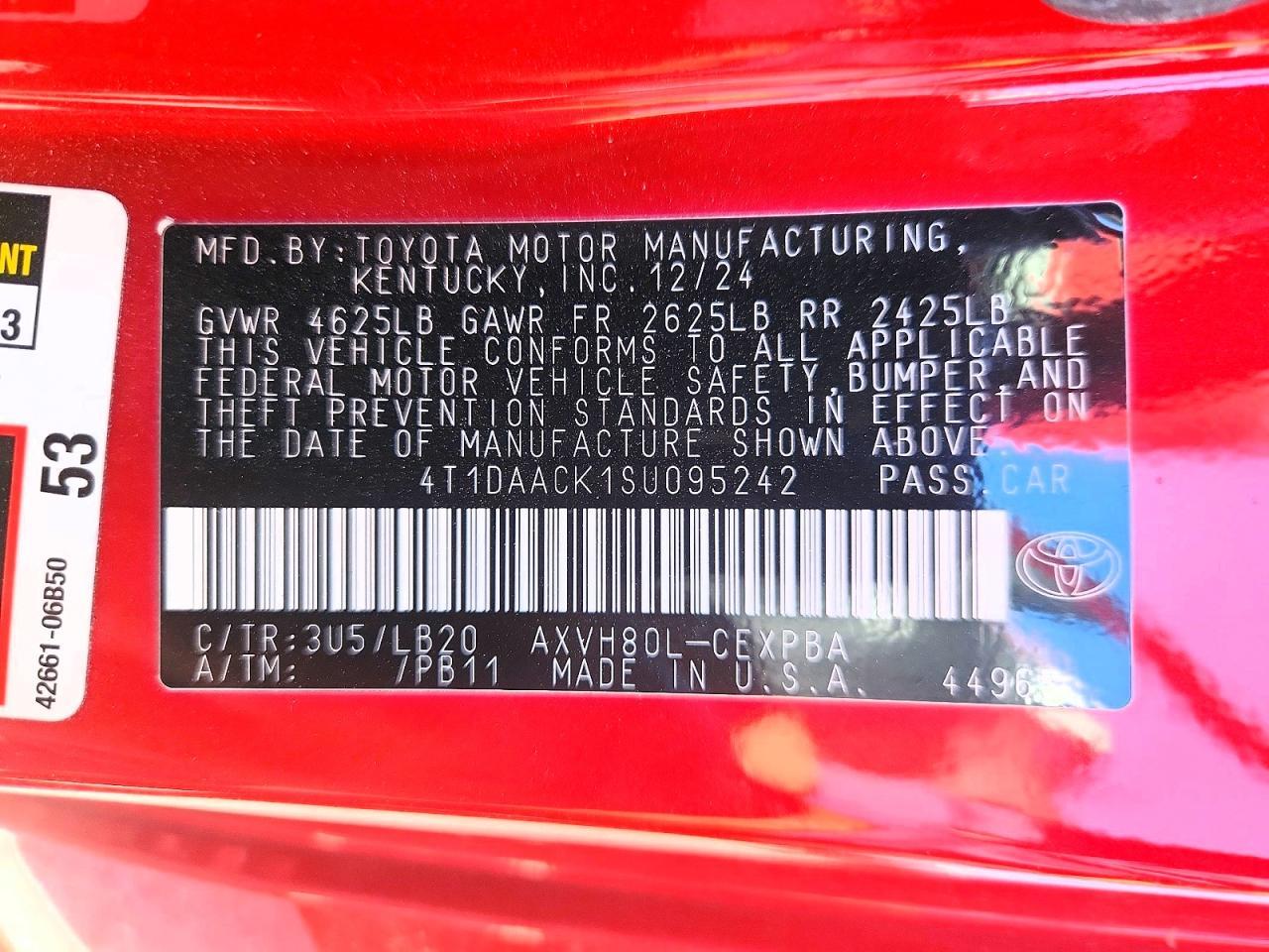 2025 Toyota Camry Xse - zdjęcie 13