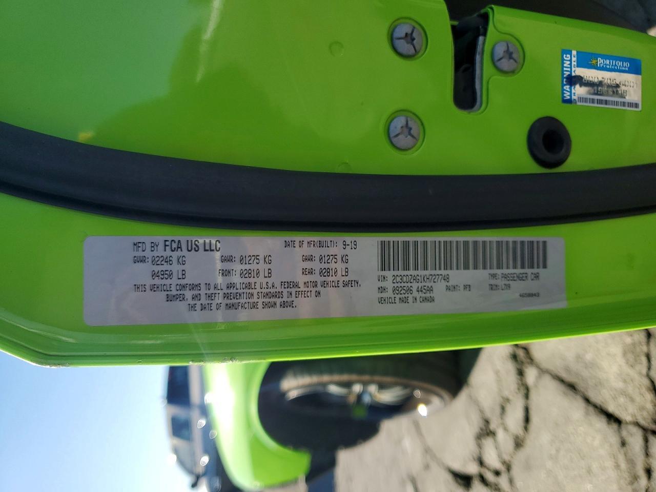 2019 Dodge Challenger Sxt - zdjęcie 12