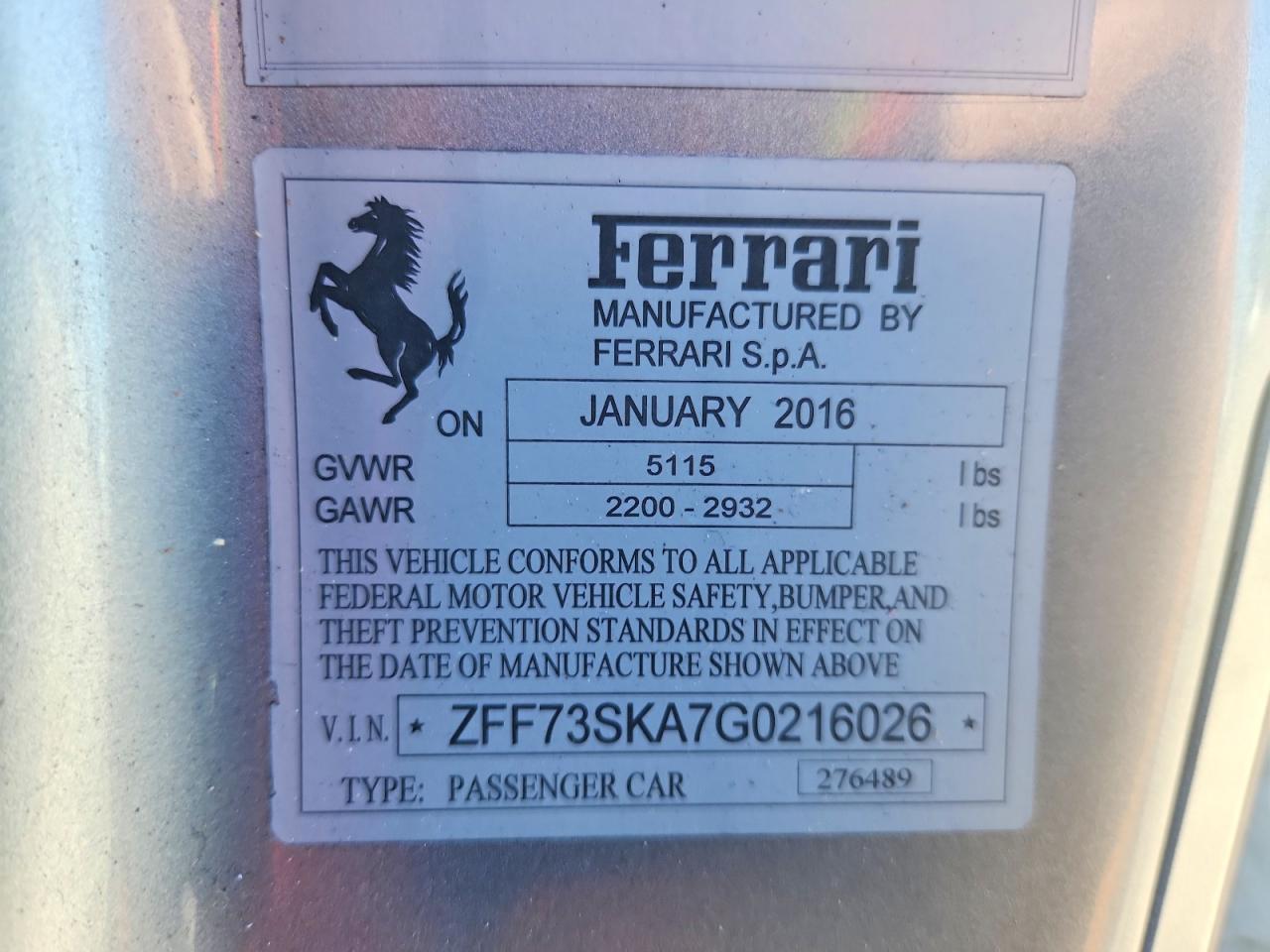 2016 Ferrari Ff - zdjęcie 12