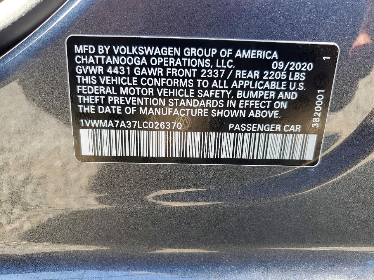 2020 Volkswagen Passat R-Line - zdjęcie 13