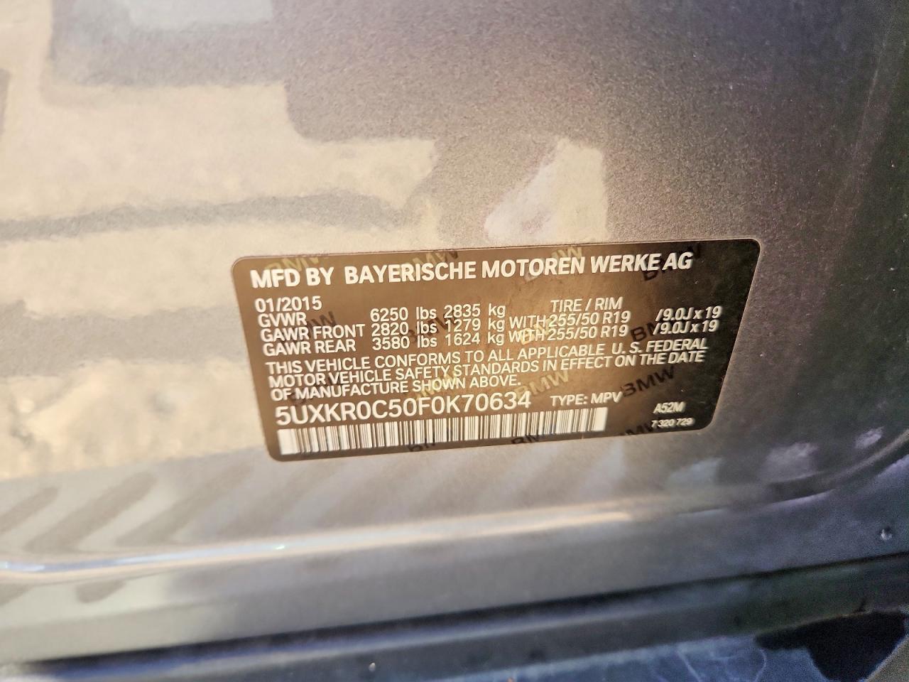 2015 BMW X5 xDrive35I - zdjęcie 13