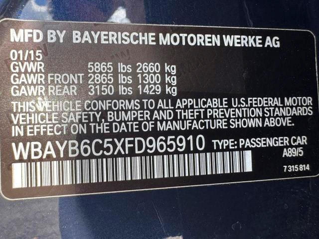 2015 BMW Seria 7 Alpina B7 - zdjęcie 15