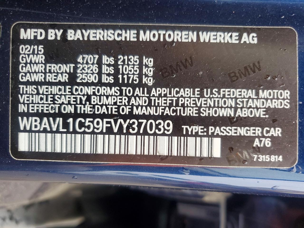 2015 BMW X1 xDrive28I - zdjęcie 13
