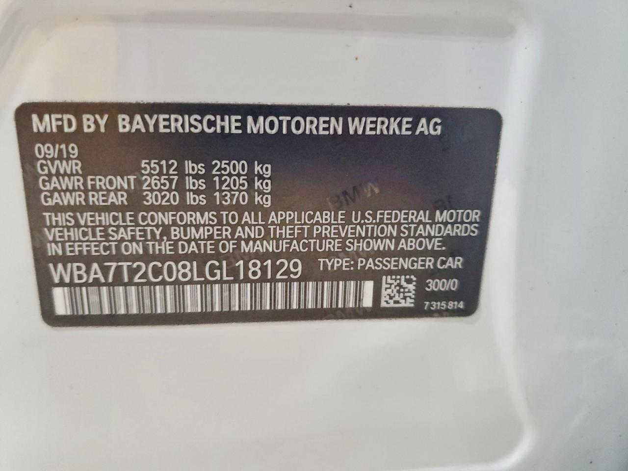 2020 BMW 740 I - zdjęcie 12