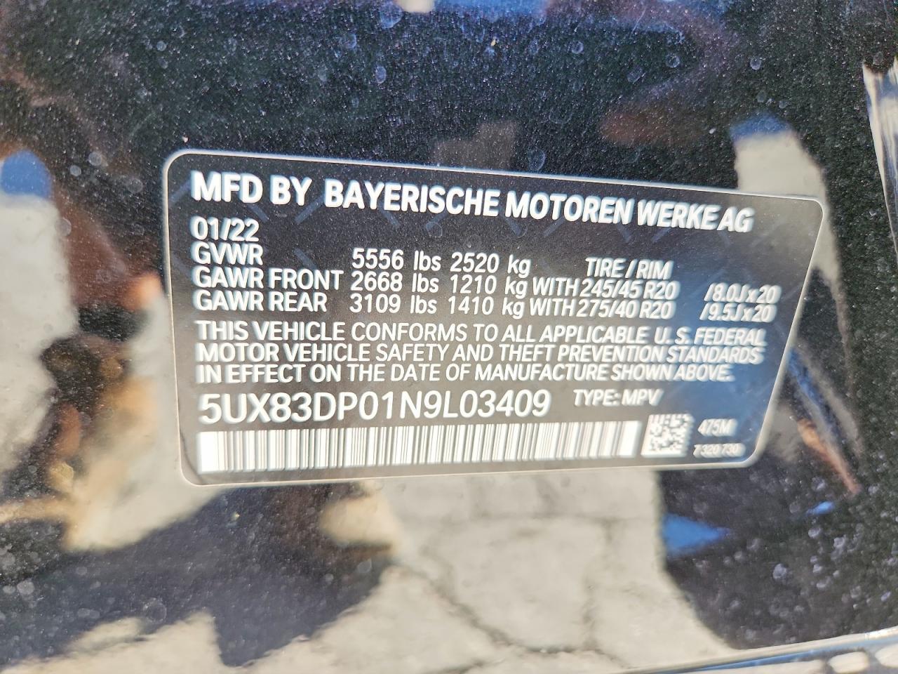 2022 BMW X3 M40I - zdjęcie 13