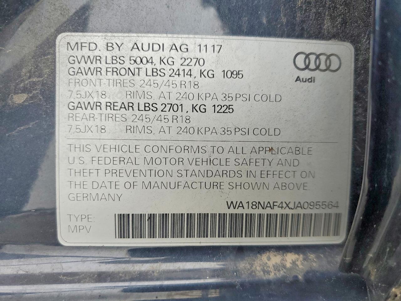 2018 Audi A4 Allroad Premium Plus - zdjęcie 12